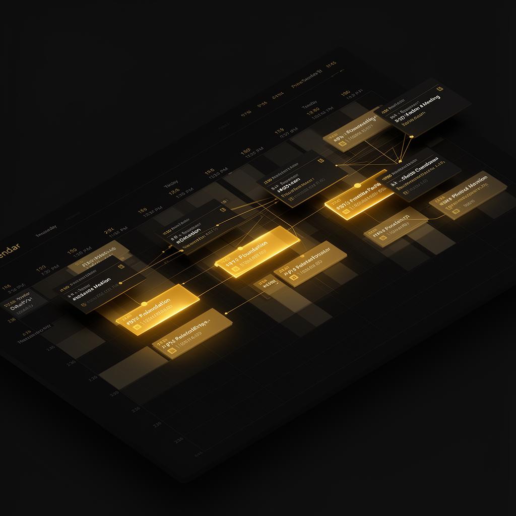 Calendar & Foundation Matrix interface preview